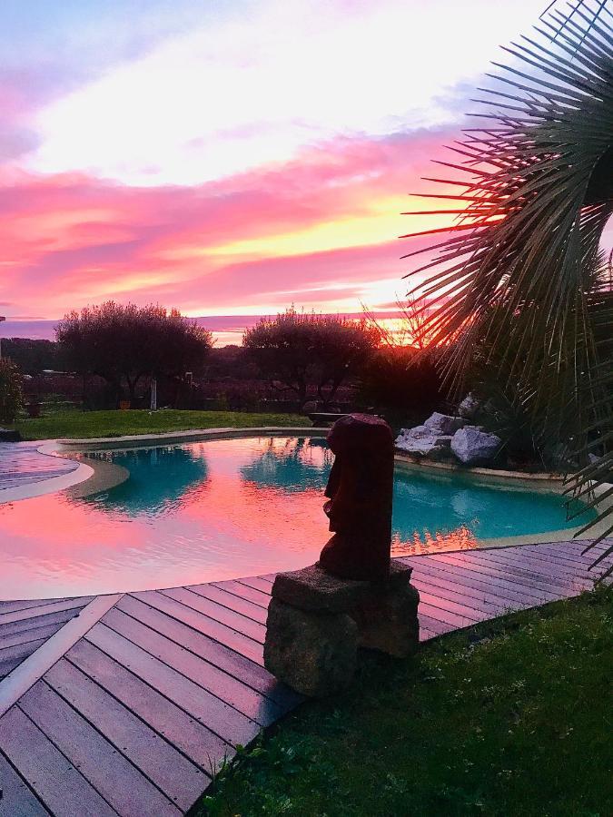 Le Clos Des Vignes Junas Exterior foto